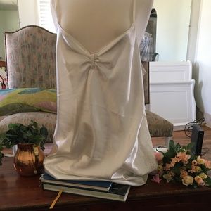 XLarge silk Morgan Taylor slip off white